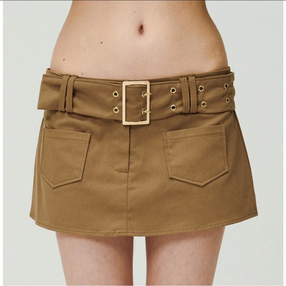 STORETS Tiffany Low-rise Skirt w/Belt - Picture 5 of 9